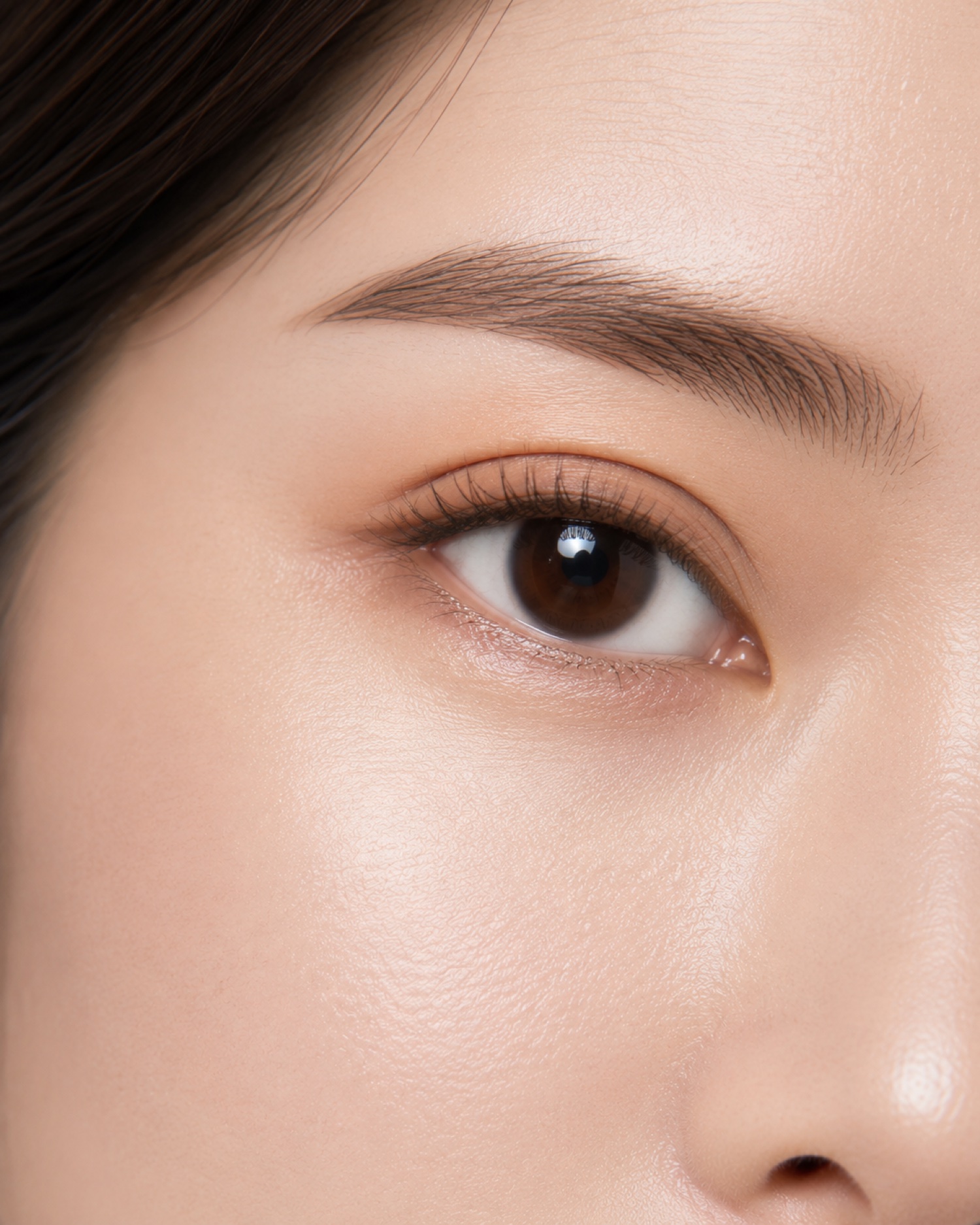 Refined Asian double eyelid — bespoke crease design