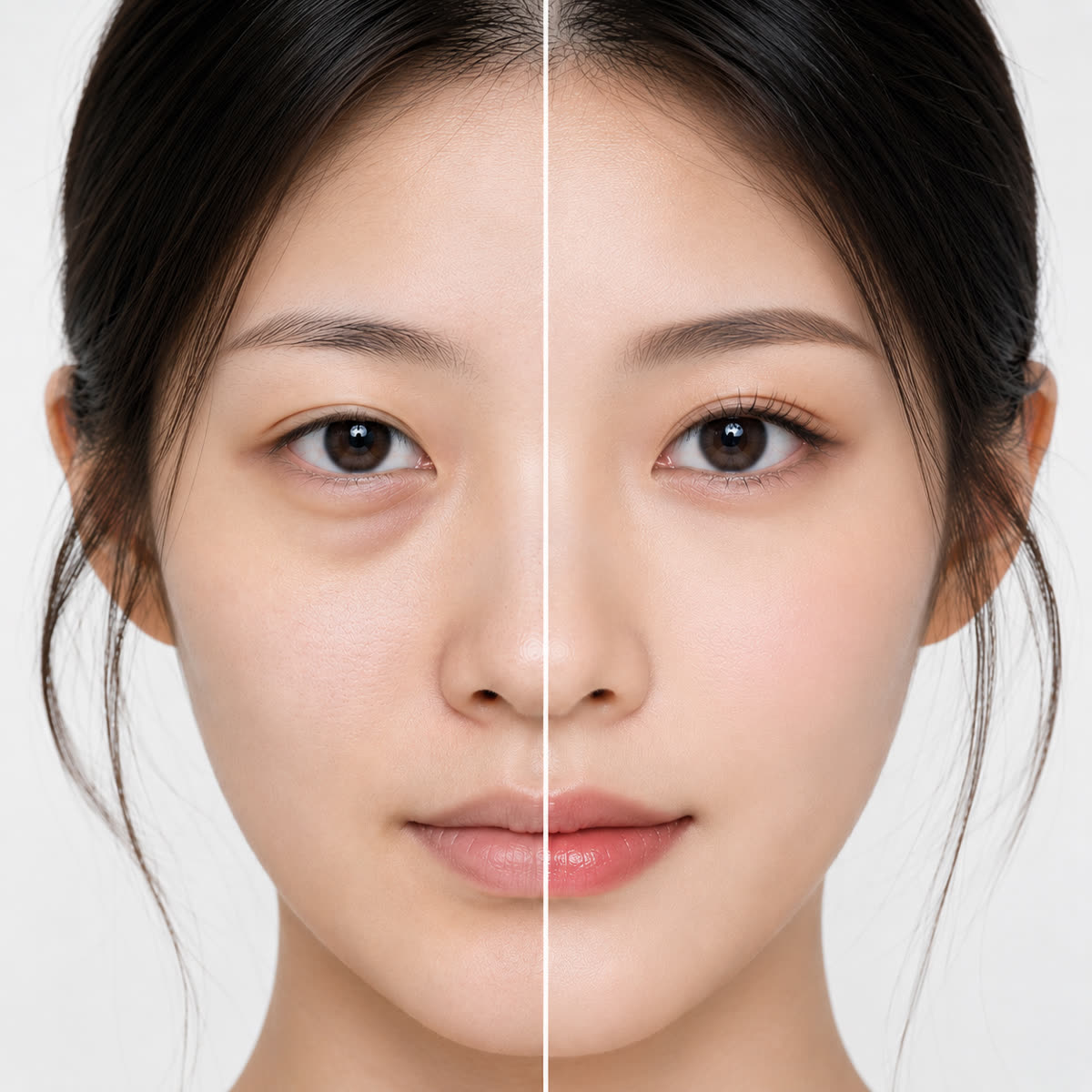 Scarless Eyebag Removal — before and after